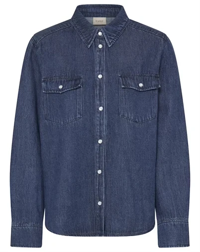 Fransa - FRSunna Skjorte - Dark Blue Denim